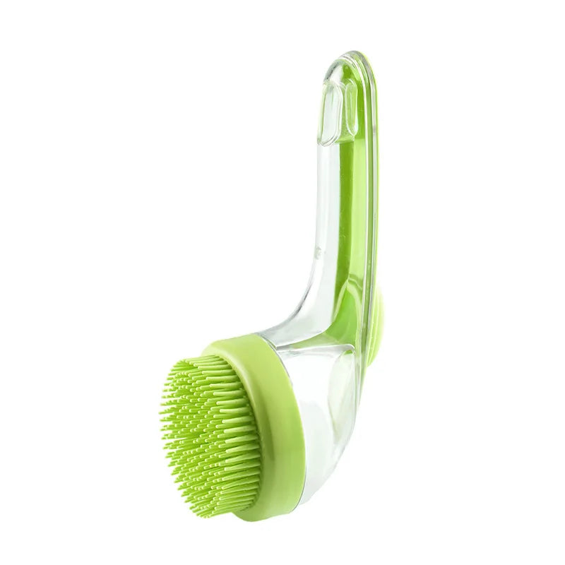 Massaging Pet Bath Brush for Small Dogs and Cats