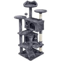 Large Multi-Level Cat Tree Tower with 2 Condos & Sisal Scratching Posts