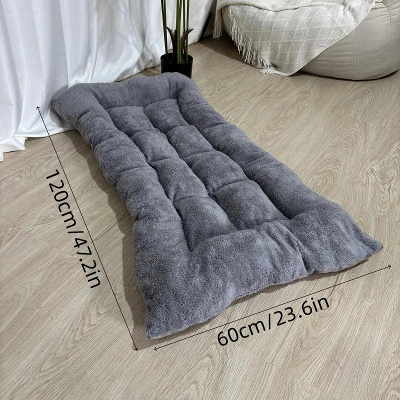 Extra Large Plush Dog Bed Sofa, Thick Washable Crate Mat for Dogs
