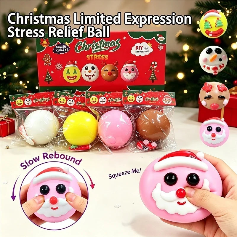 Christmas Limited Edition DIY Ugly Face Dog Squishy Squeeze Ball
