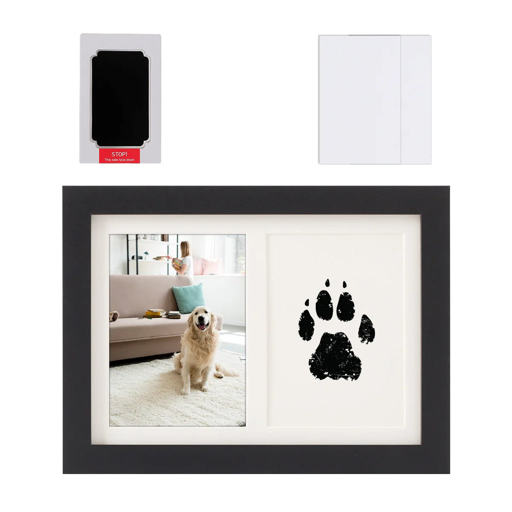 DIY Paw Print Photo Frame, Pet Memorial Keepsake Display