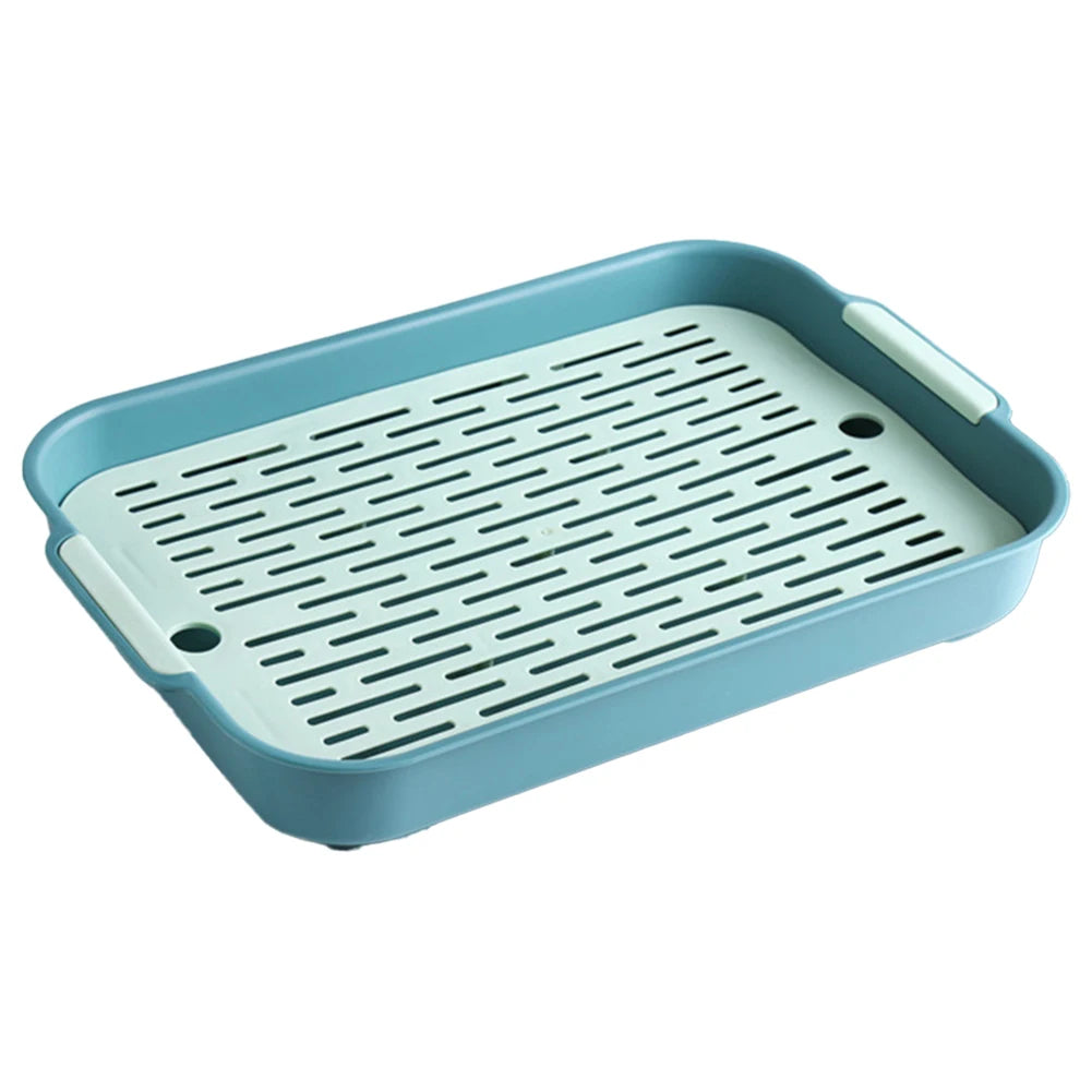 Corner Rabbit Litter Box, Small Pet Toilet Tray for Bunnies & Ferrets