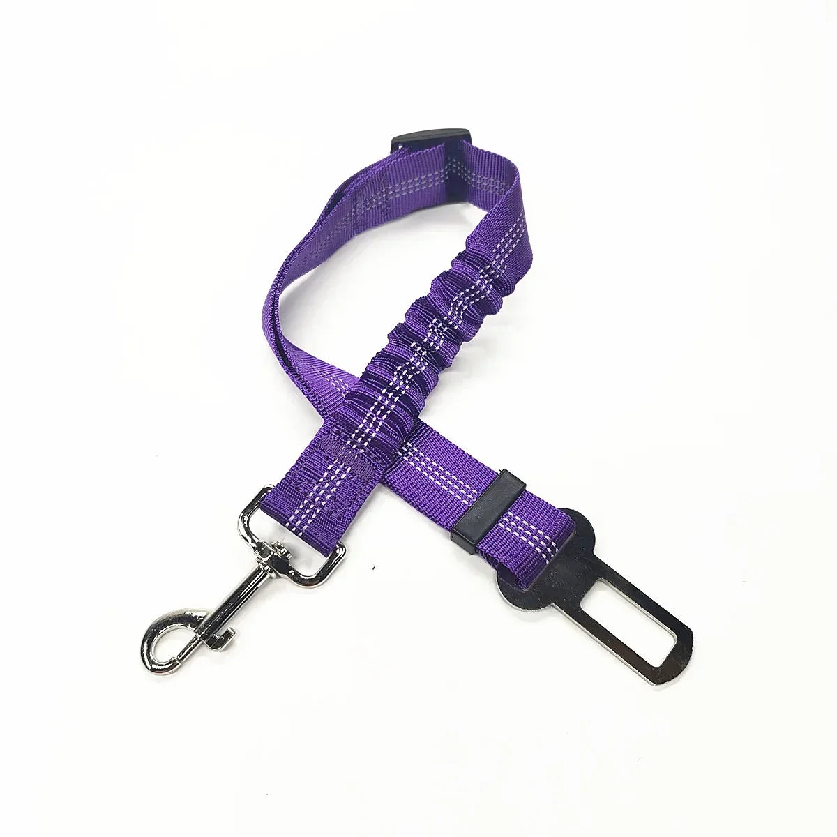 Adjustable Pet Car Seat Belt – Dog & Cat Safety Harness Lead Clip