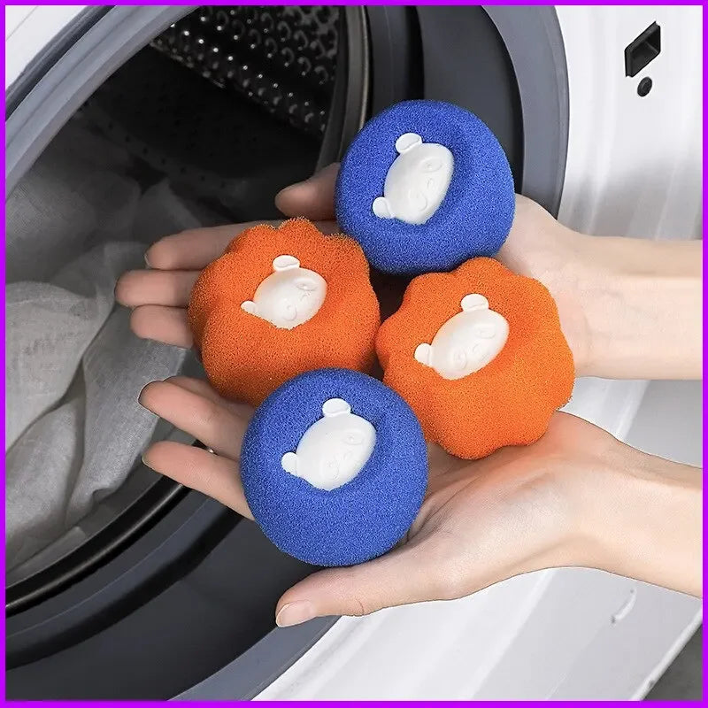 Pet Hair Remover Laundry Balls, Reusable Washing Machine Fur Catcher