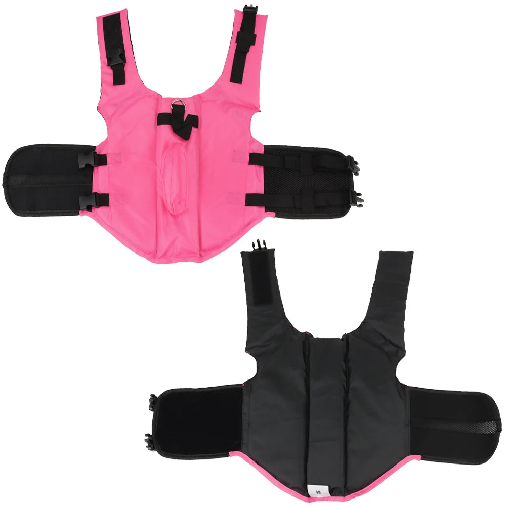 Shark Fin Dog Life Jacket, Adjustable Swim Vest for Small & Medium Dogs