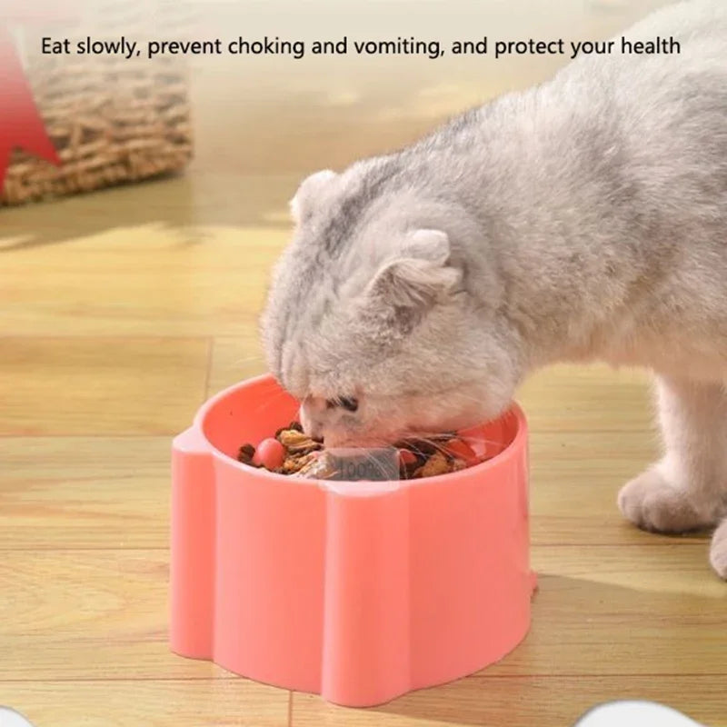 Slow Feeder Bowl for Dogs & Cats, Anti-Choke Puzzle Food Dish