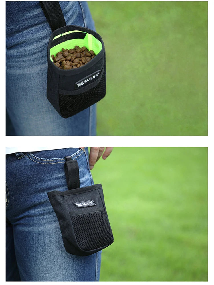 Portable Dog Walking Organizer Bag for Treats, Bags & Training Gear