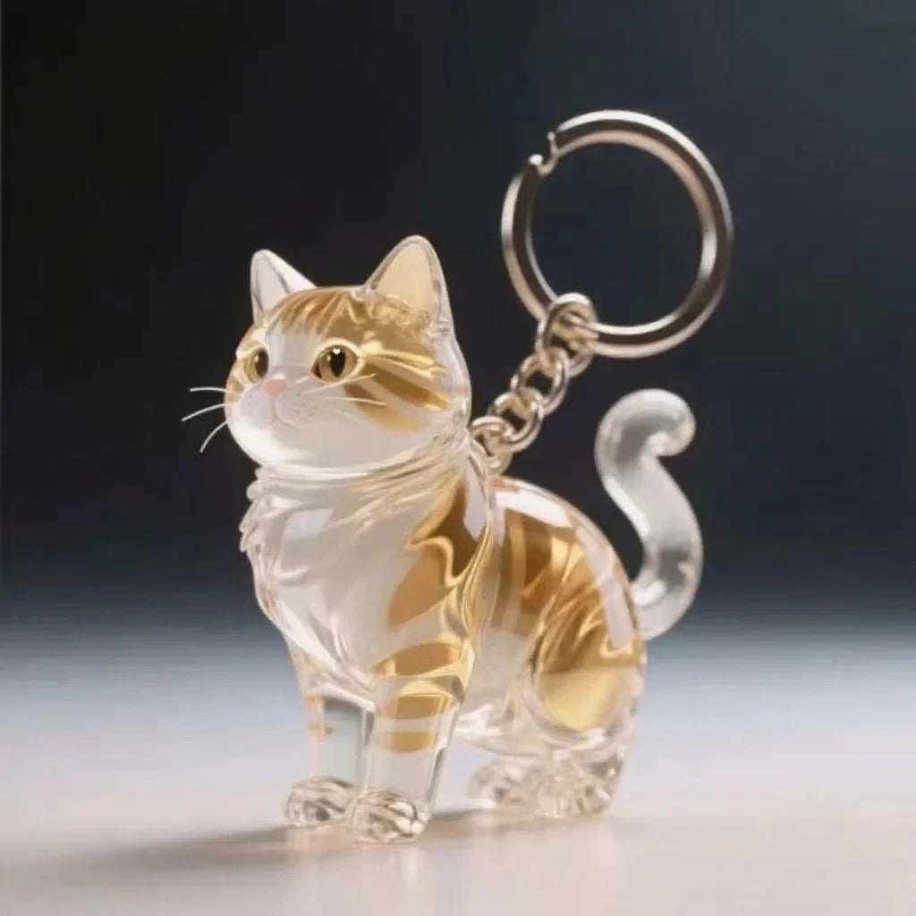 Pet Hair Keepsake Keychain Box, Pet Memorial Gift for Owners