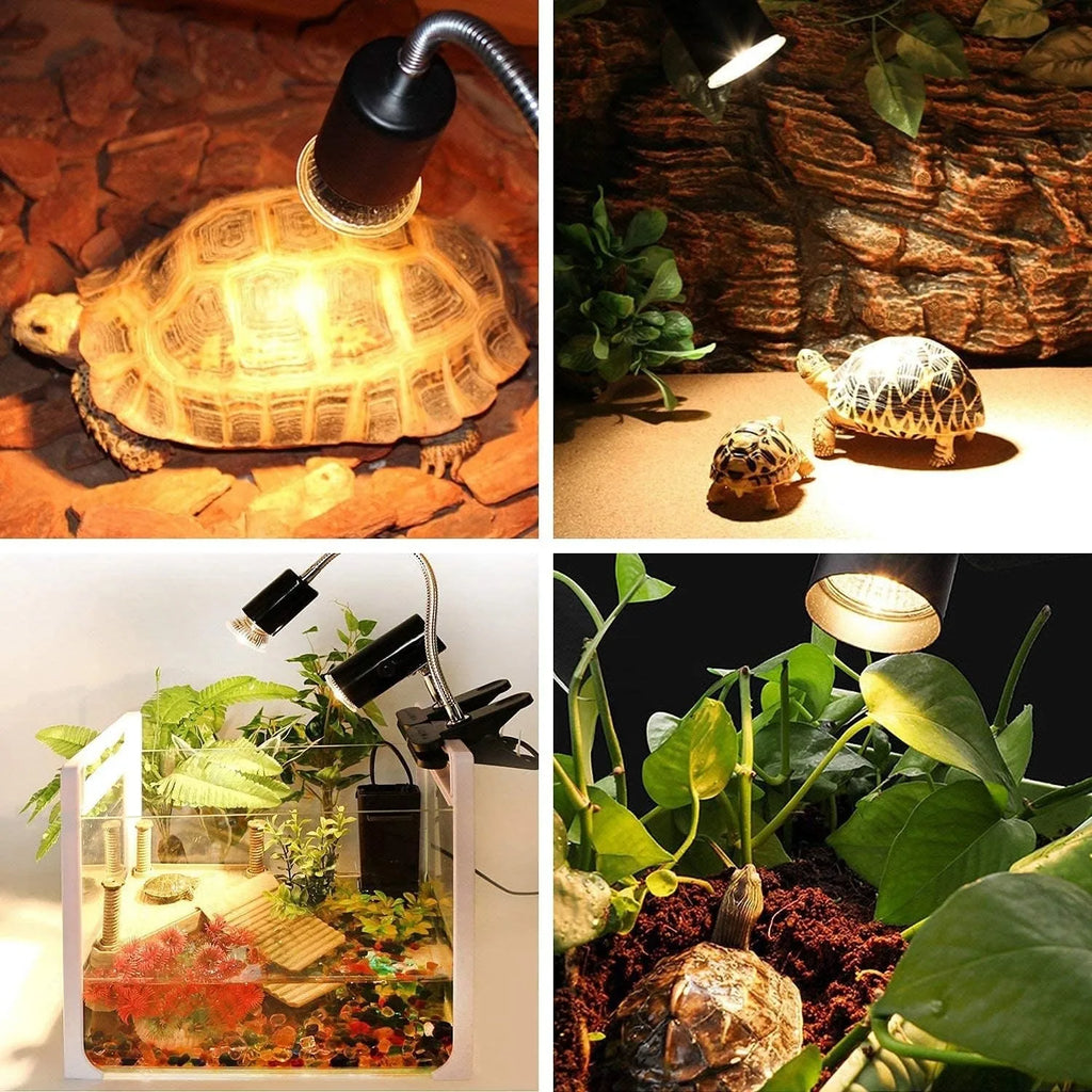 Full Spectrum UVA UVB Reptile Heat Lamp Bulb for Turtles and Snakes