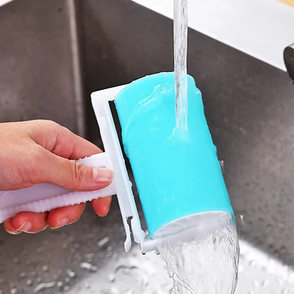 Reusable Washable Sticky Lint Roller for Pet Hair, Clothes & Couch
