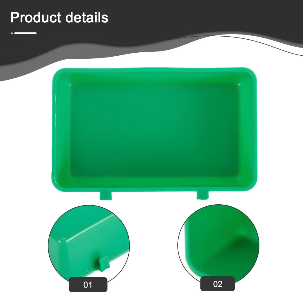 Hanging Plastic Bird Bath Tub, Cage Water and Food Feeder Bowl for Parrots and Pigeons