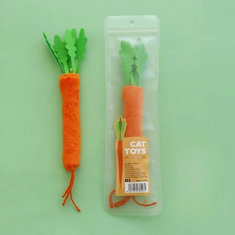 3-Pack Cat Chew Toys with Bell, Kitten Teeth Cleaning Set