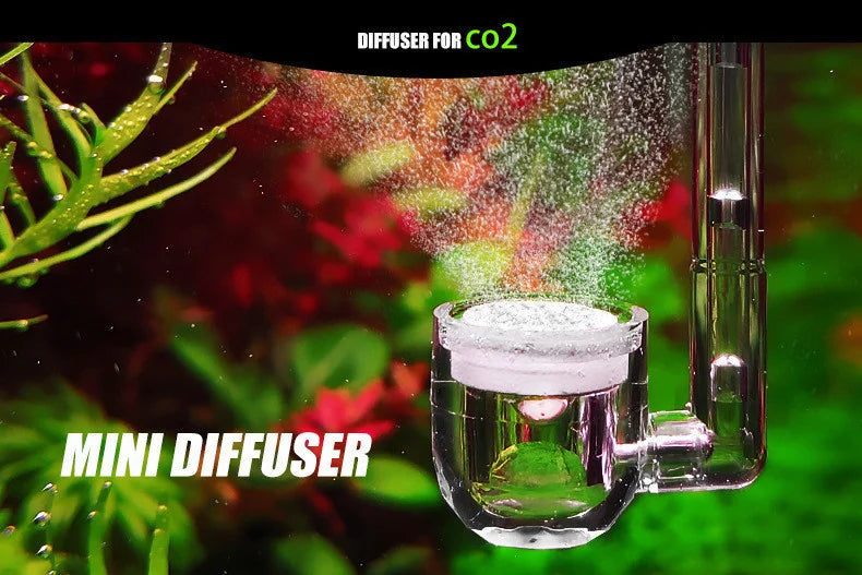 Aquarium CO2 Diffuser with Bubble Counter for Planted Fish Tanks