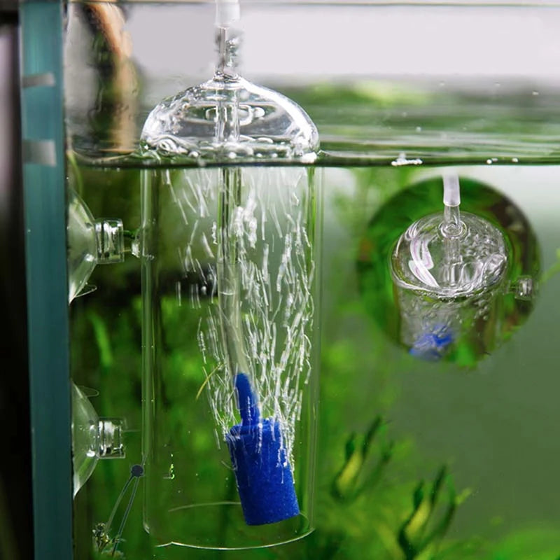 Aquarium Air Stone Cylinder Bubble Diffuser – 5 Pack Fish Tank Aerator