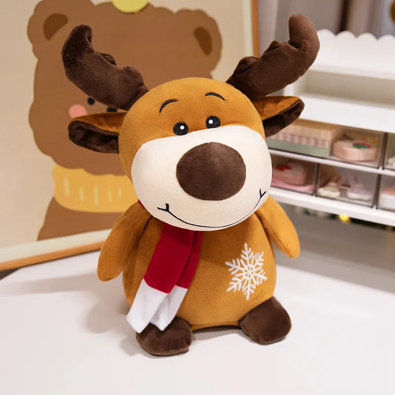 Christmas Tree & Gingerbread Plush Doll, Holiday Stuffed Toy Gift