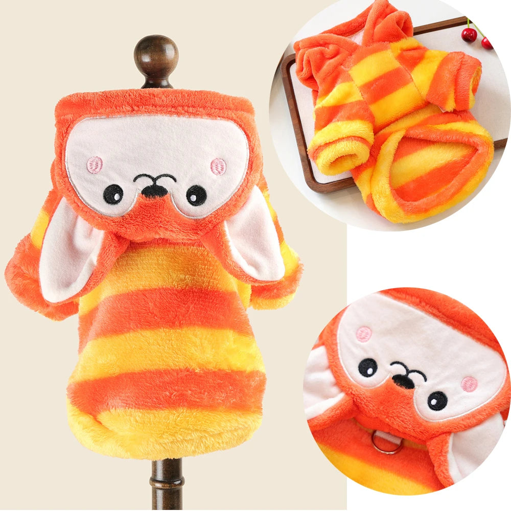 Funny Halloween Fleece Cosplay Costume for Small Dogs