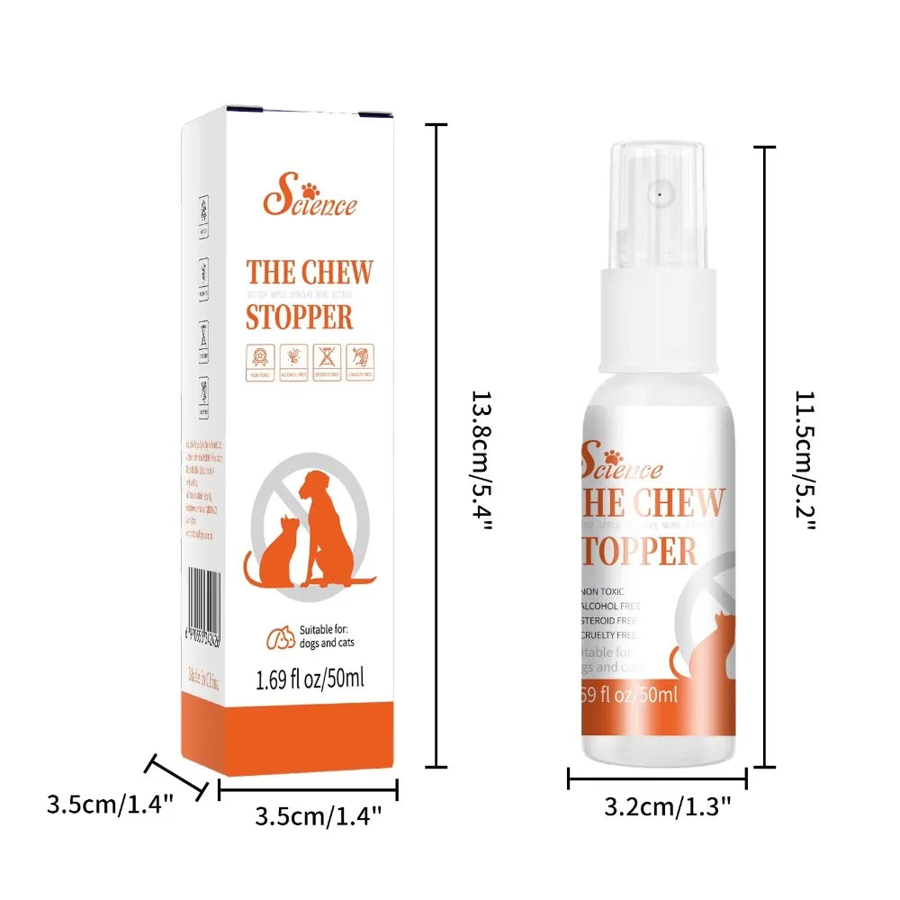 Long-Lasting Pet Cologne Deodorizing Spray for Dogs & Cats, 100ml
