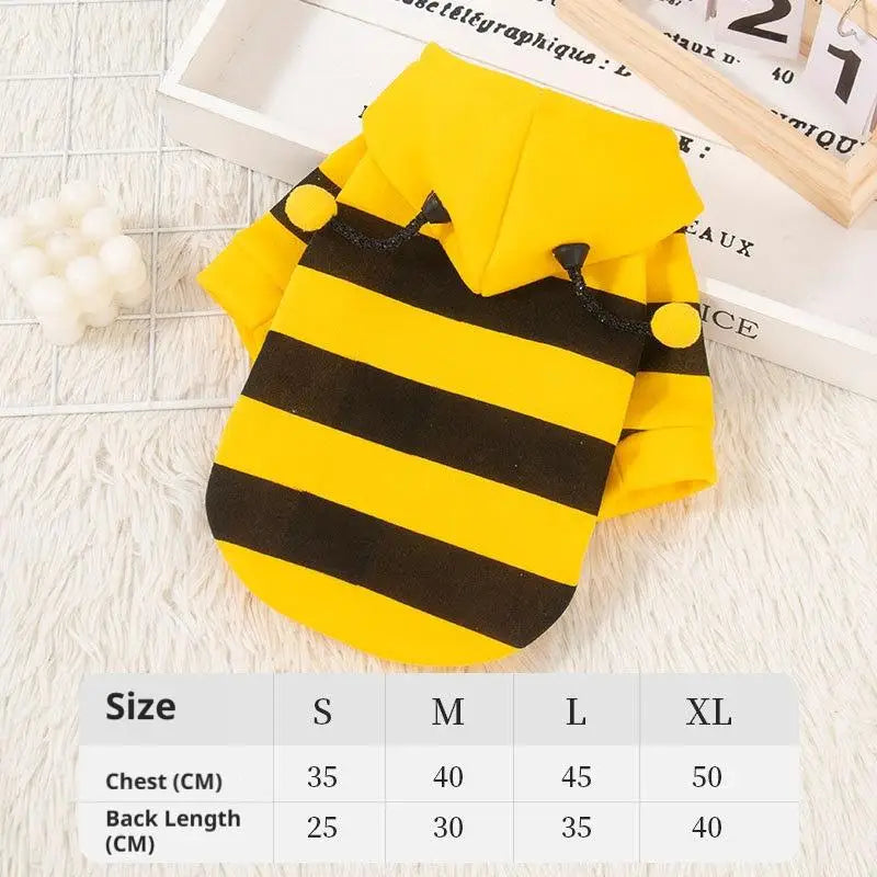 Warm Fleece Dog Hoodie Autumn Winter Pet Clothes
