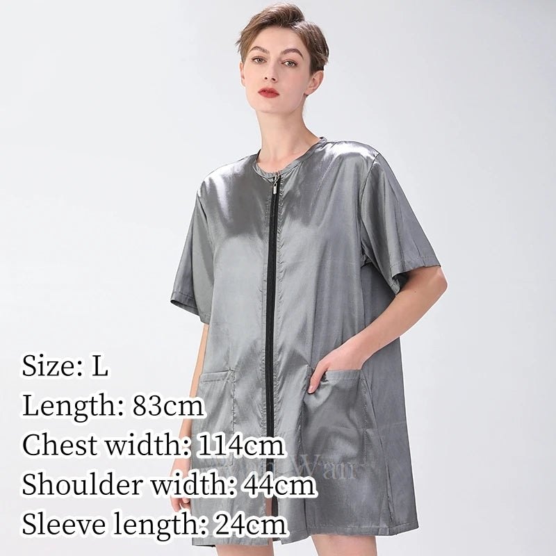 Anti-Hair Pet Grooming Smock, Waterproof Groomer Apron Uniform