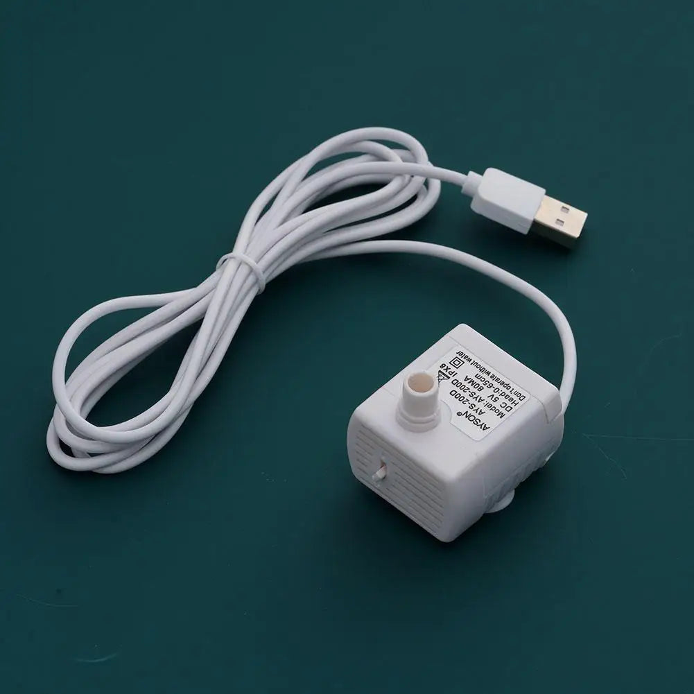 Quiet USB Pet Water Fountain Replacement Pump for Cats & Dogs