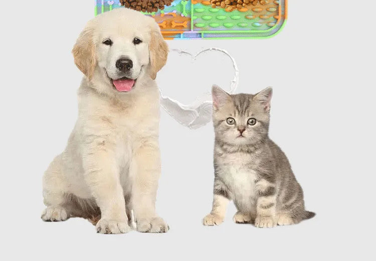 Suction Cup Dog Lick Mat for Bath Time Distraction and Grooming