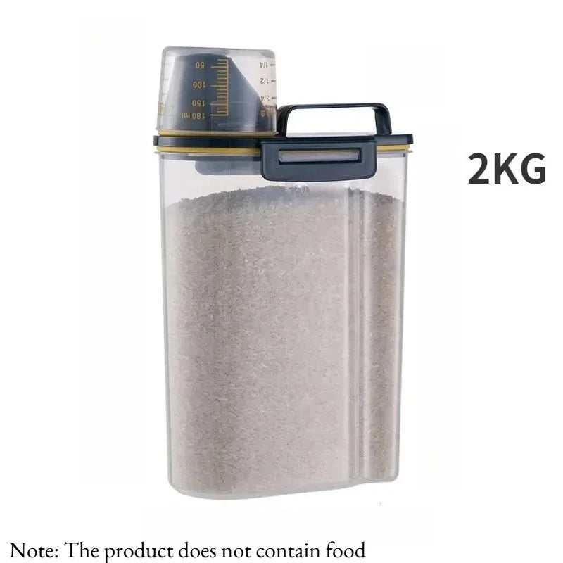 Airtight Pet Food Storage Container with Scoop – Dry Food Jar