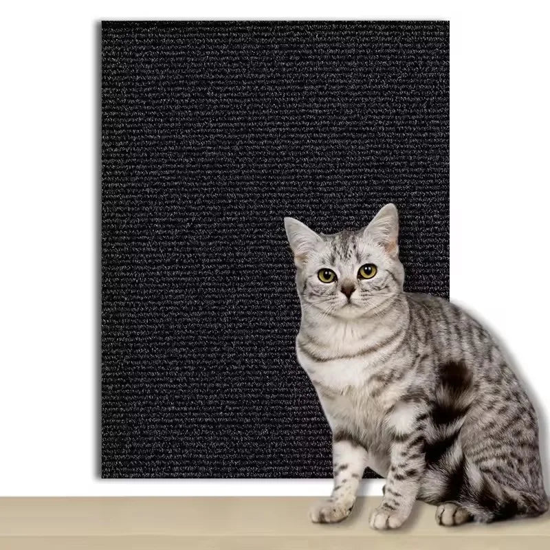Trimmable Cat Scratcher Sofa Protector Pad Self-Adhesive Carpet Mat