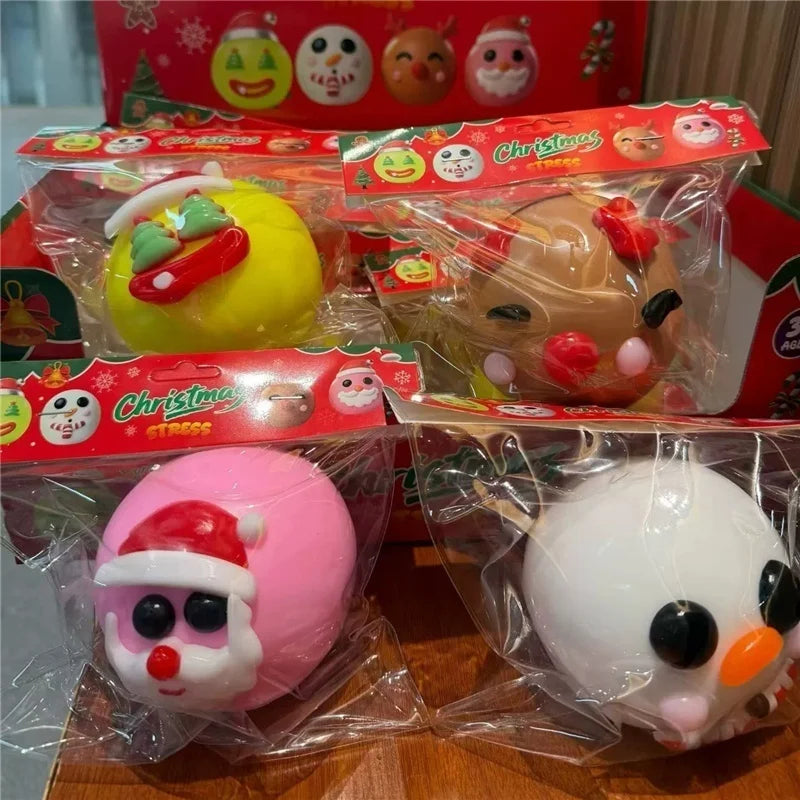 Christmas Limited Edition DIY Ugly Face Dog Squishy Squeeze Ball