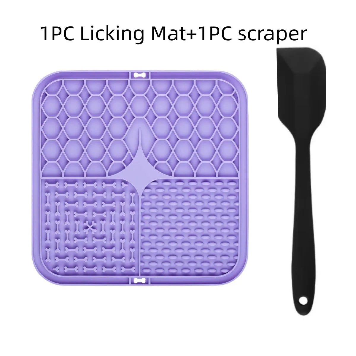 Suction Cup Dog Lick Mat for Bath Time Distraction and Grooming