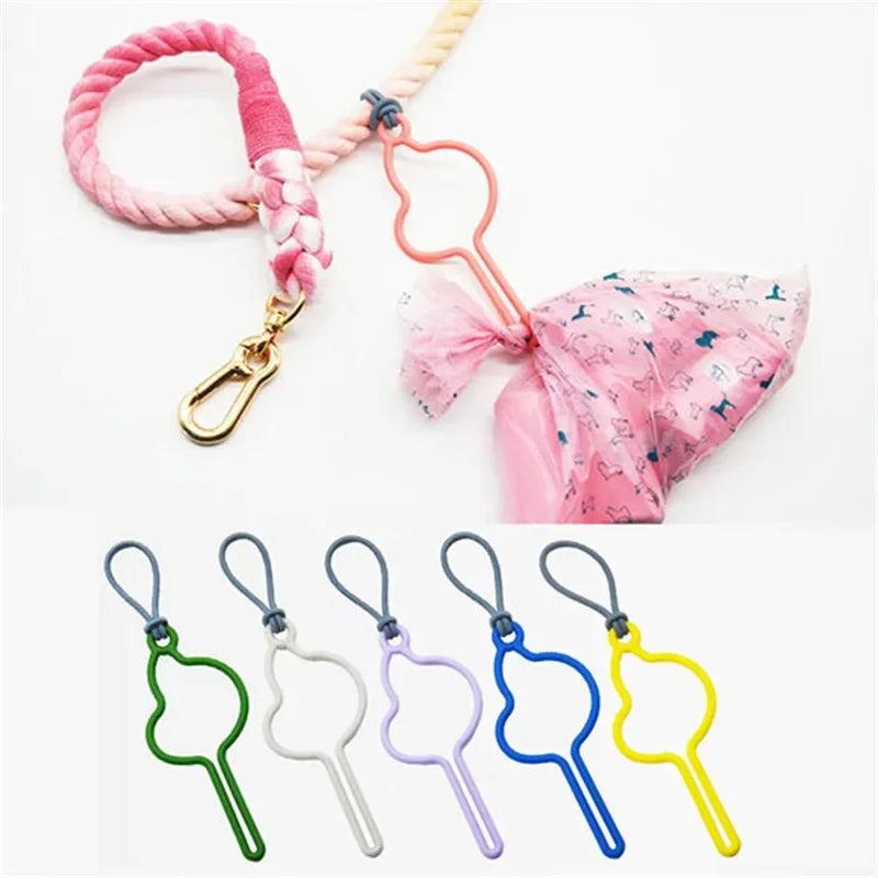 Hands-Free Dog Poop Bag Dispenser Holder for Leash Walks