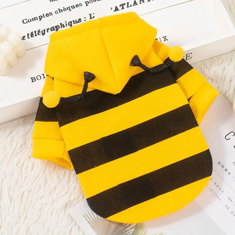 Warm Fleece Dog Hoodie Autumn Winter Pet Clothes