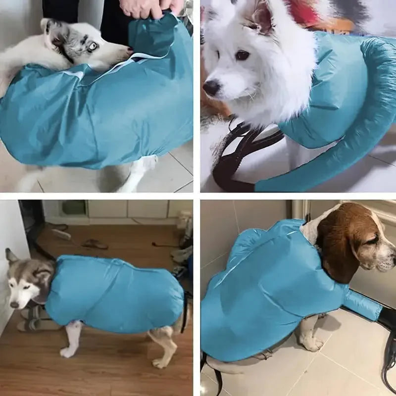 Portable Pet Drying Bag for Dogs and Cats, Foldable Hair Dryer Box