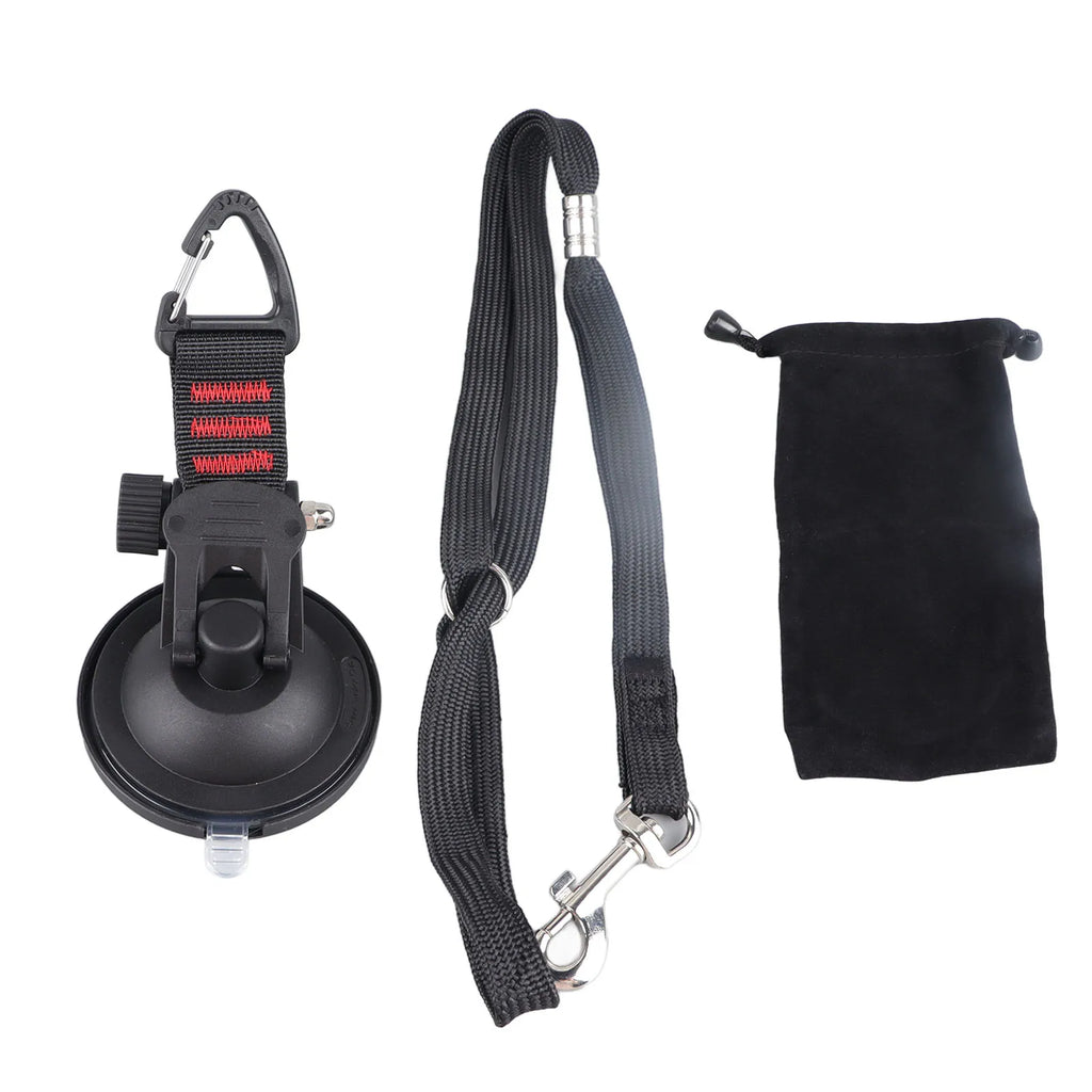 Dog Bathing Tether with Suction Cup, Adjustable Tub Grooming Restraint