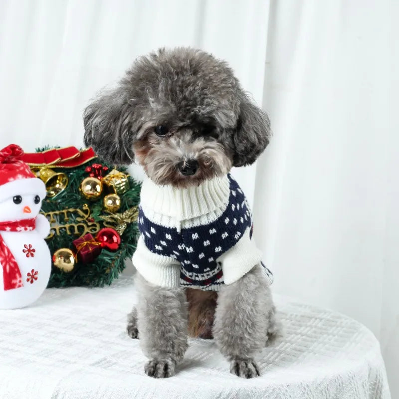 Knitted Christmas Sweater for Small and Medium Dogs and Cats