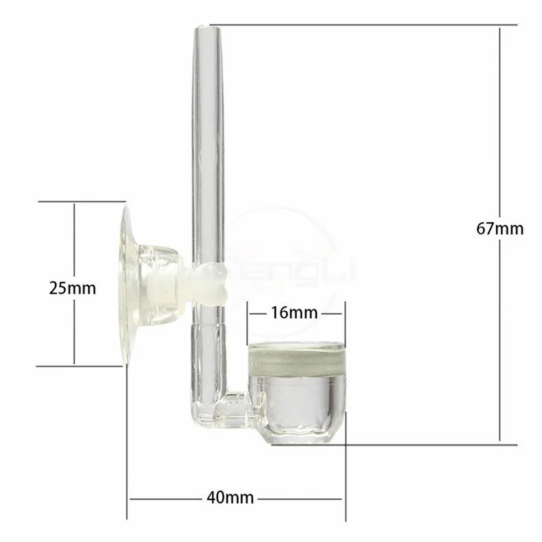 Aquarium CO2 Diffuser with Bubble Counter for Planted Fish Tanks