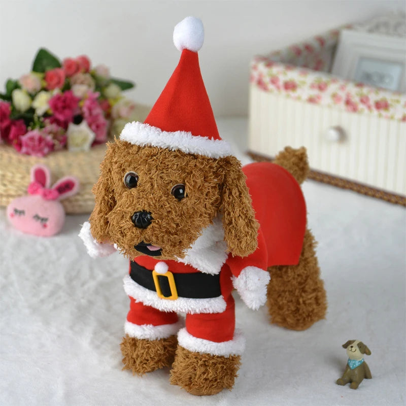 Funny Santa Claus Costume for Small & Medium Dogs and Cats