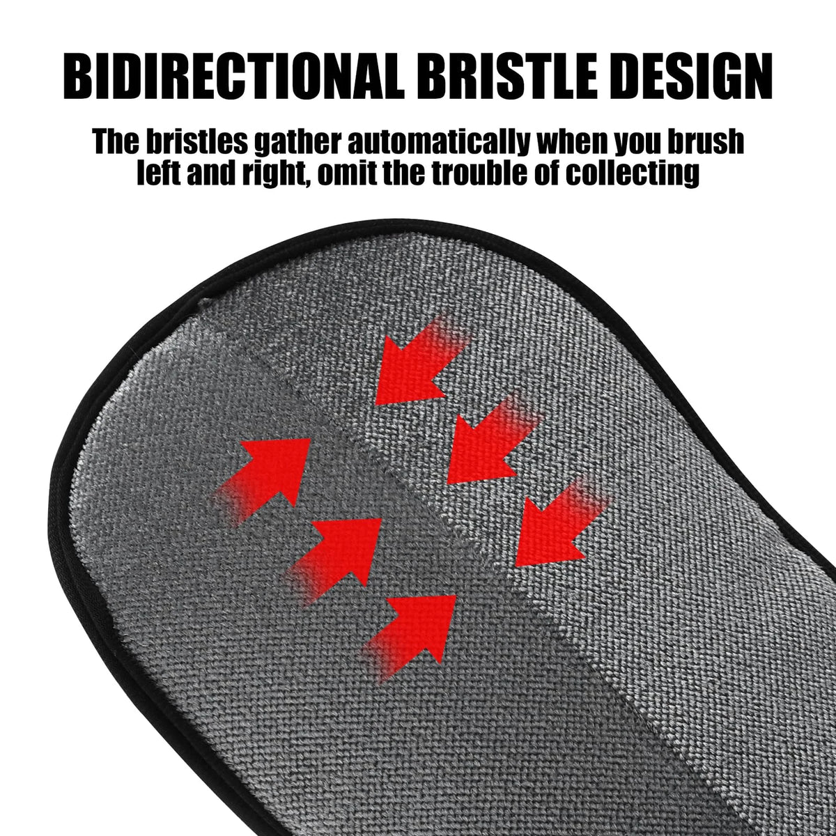 Reusable Pet Hair Removal Gloves, Double-Sided Grooming Mitt