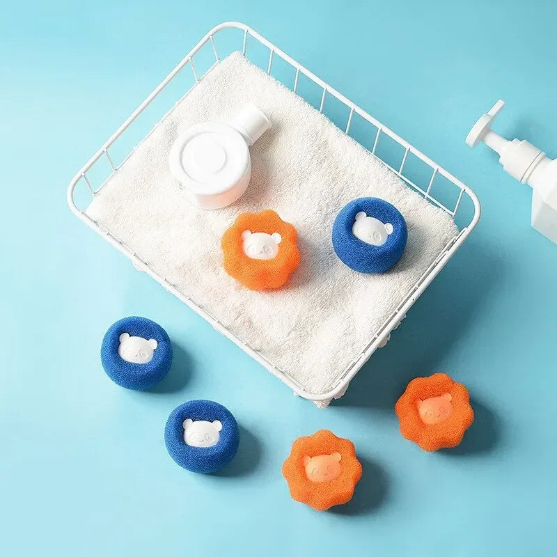 Pet Hair Remover Laundry Balls, Reusable Washing Machine Fur Catcher