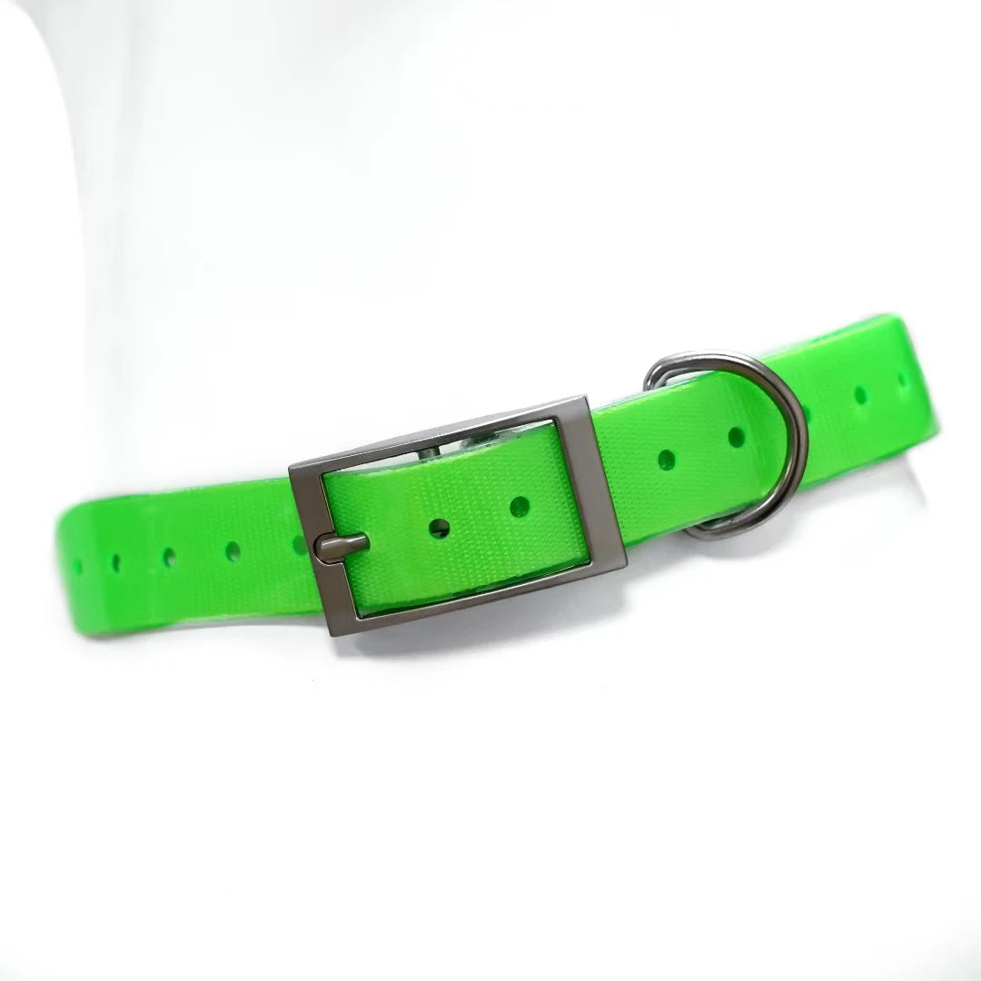 Waterproof TPU Dog Collar, Odor-Proof Adjustable Collar for Large Dogs