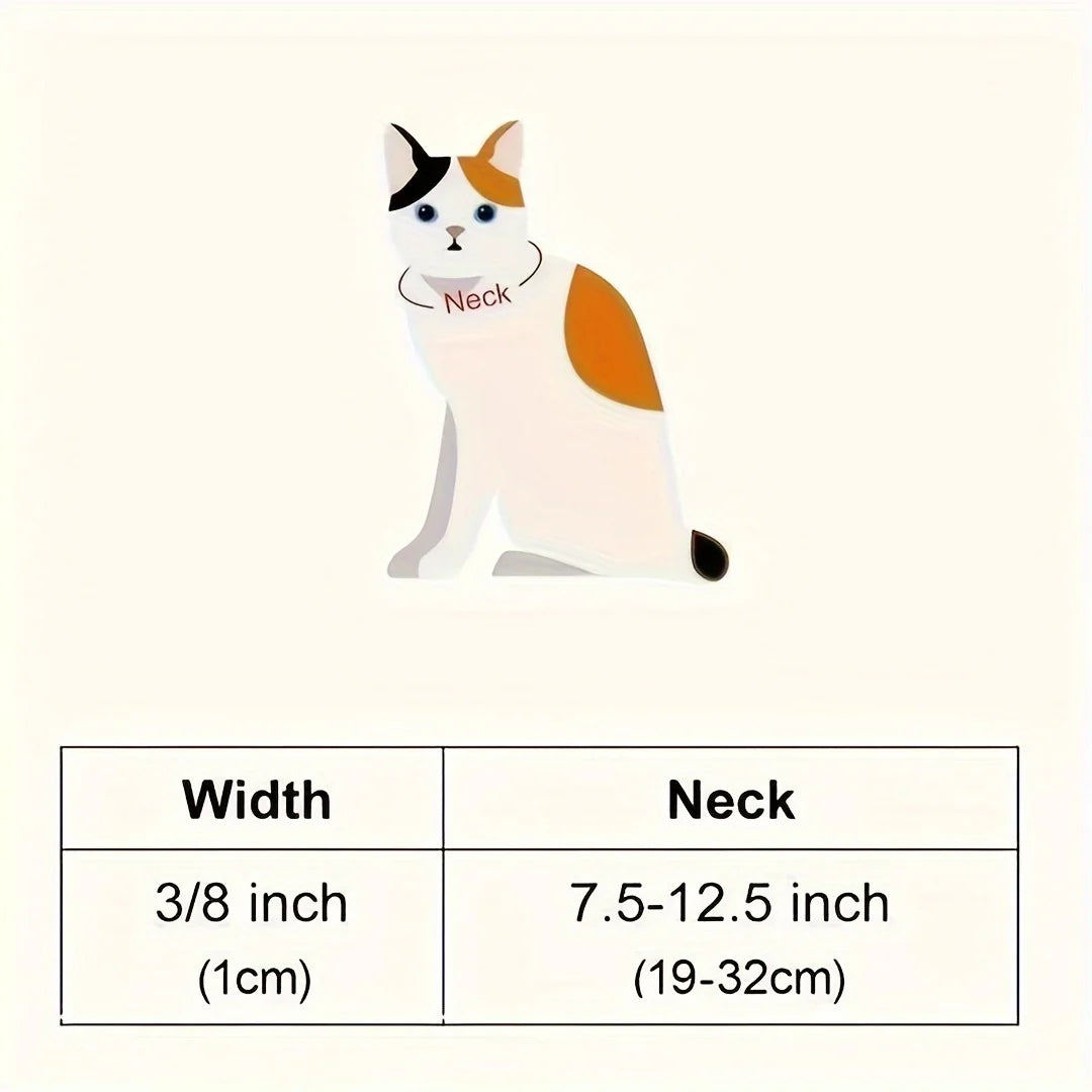 10-Pack Reflective Breakaway Cat Collars with Safety Bells