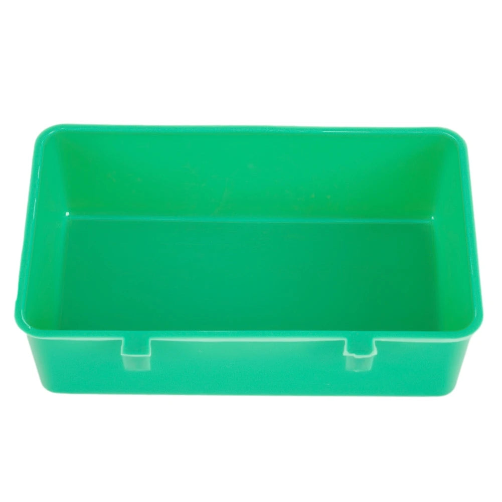 Hanging Plastic Bird Bath Tub, Cage Water and Food Feeder Bowl for Parrots and Pigeons