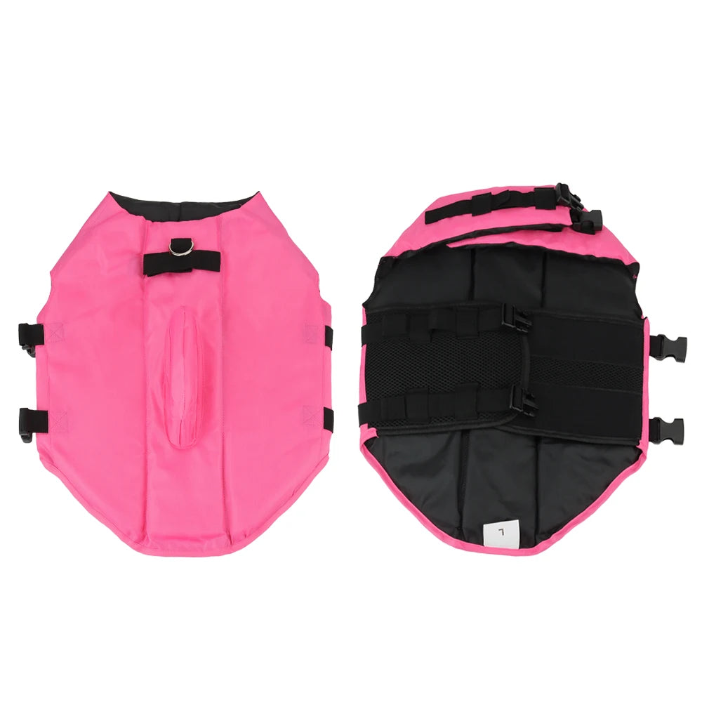Shark Fin Dog Life Jacket, Adjustable Swim Vest for Small & Medium Dogs