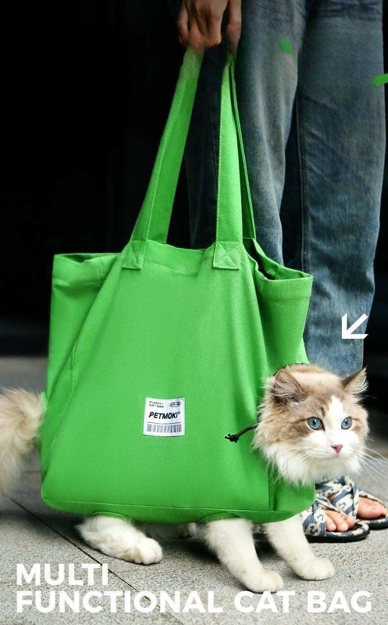 Pet Carrier Shoulder Sling Bag for Small Dogs & Cats on the Go