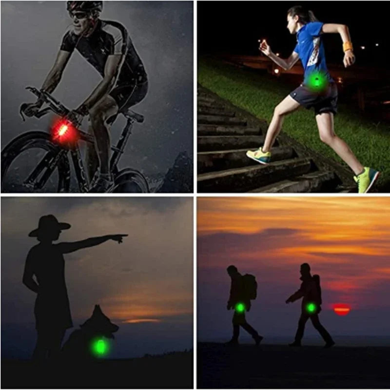 LED Glowing Pet Collar Pendant, Night Safety Light for Dogs & Cats