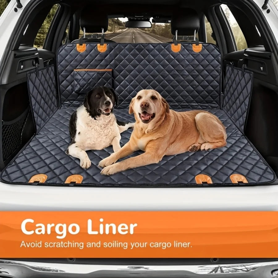 Waterproof Dog Car Seat Hammock, Heavy-Duty Scratch-Proof Cover