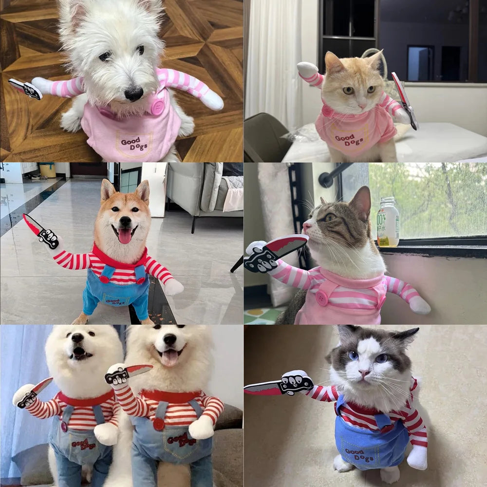 Funny Halloween Dog Costume Jacket for Small, Medium & Large Dogs
