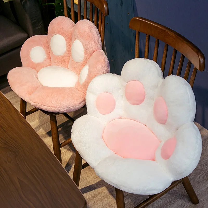 Giant Plush Cat Paw Floor Cushion, Soft Decor Pillow for Cat Lovers