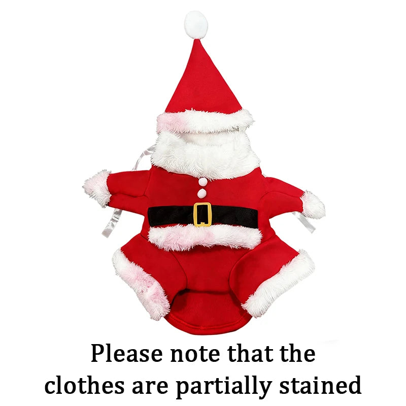 Funny Santa Claus Costume for Small & Medium Dogs and Cats