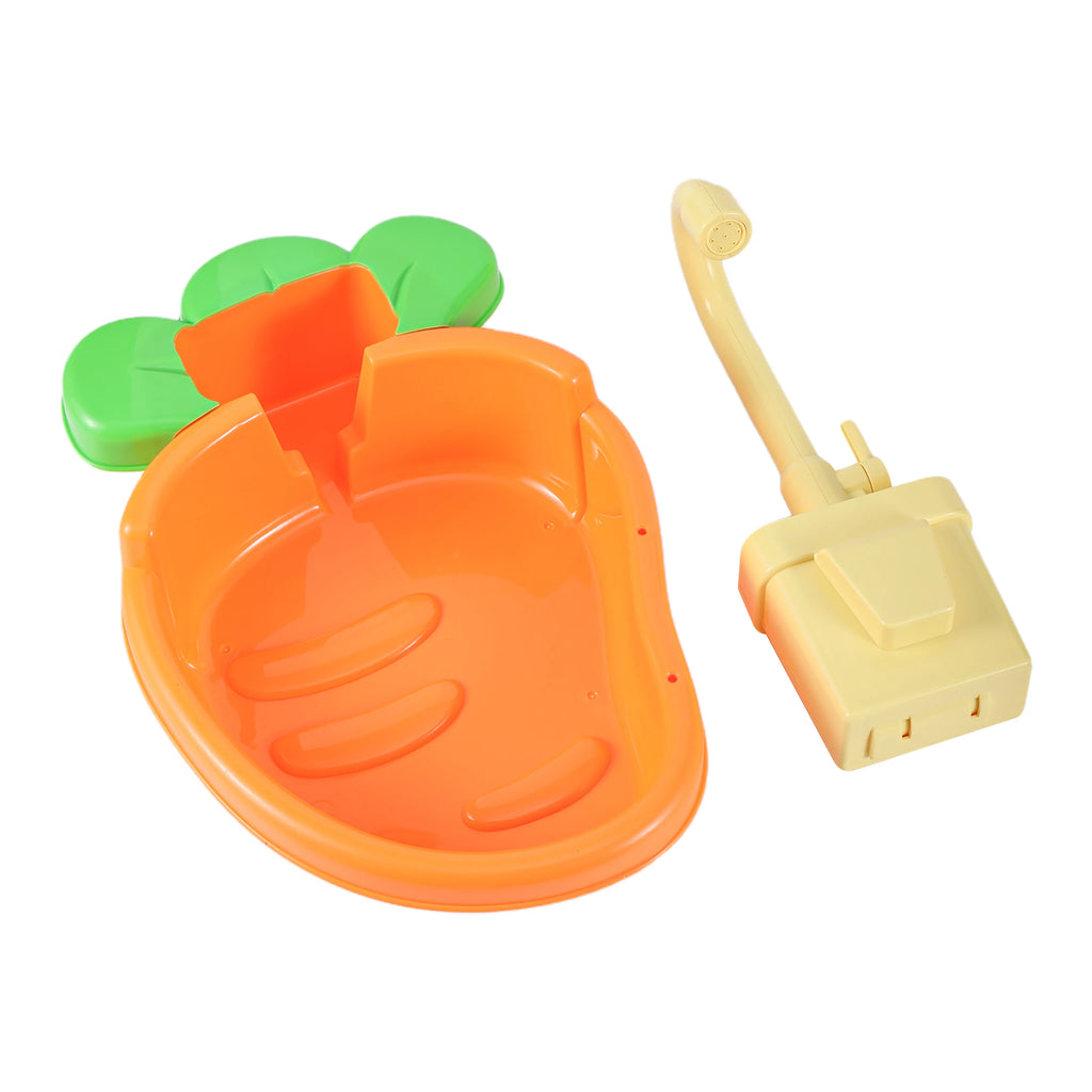 Automatic Pet Bird Shower Bath, Cage-Mounted Rain Basin for Parrots and Parakeets