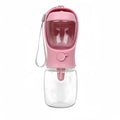 2-in-1 Pet Travel Water Bottle with Food Container for Dogs & Cats